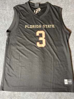 NWT Florida State Seminoles Basketball Jersey #3 Taylor Gordon Black